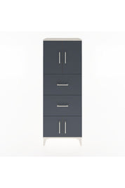 Hyperion Dolap 2 Raflı 2 Çekmeceli 4 Kapaklı 60x44x163 Aytaşı-Antrasit