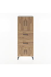 Hyperion Dolap 2 Raflı 2 Çekmeceli 4 Kapaklı 60x44x163 Aytaşı-Çam