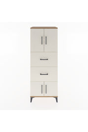 Hyperion Dolap 2 Raflı 2 Çekmeceli 4 Kapaklı 60x44x163 Çam-Aytaşı