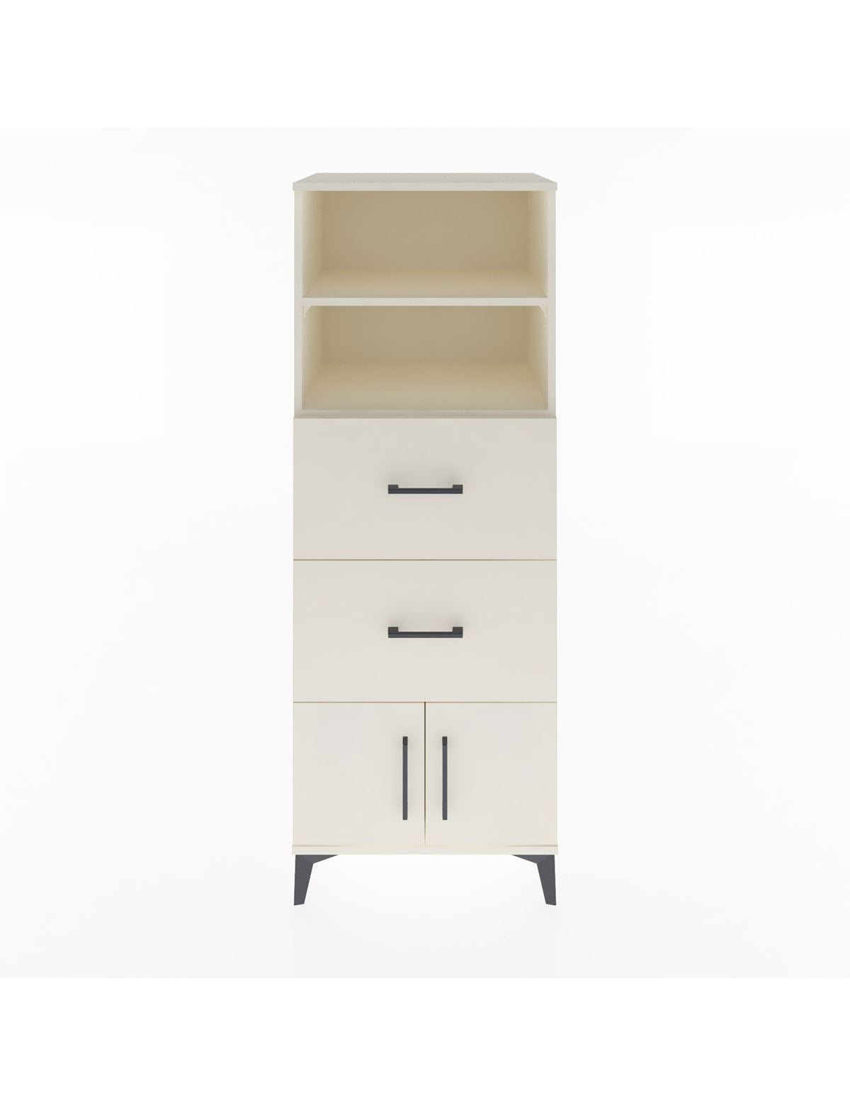 Hyperion Dolap 2 Raflı 2 Çekmeceli 2 Kapaklı 60x44x163 Aytaşı-Aytaşı