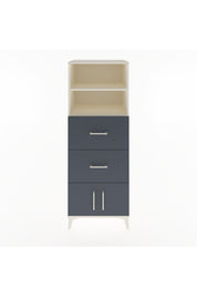 Hyperion Dolap 2 Raflı 2 Çekmeceli 2 Kapaklı 60x44x163 Aytaşı-Antrasit