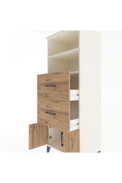 Hyperion Dolap 2 Raflı 2 Çekmeceli 2 Kapaklı 60x44x163 Aytaşı-Çam