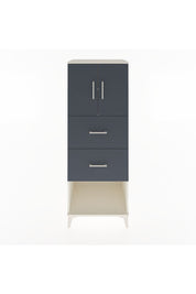 Hyperion Dolap 2 Raflı 2 Çekmeceli 2 Kapaklı 60x44x163 Aytaşı-Antrasit