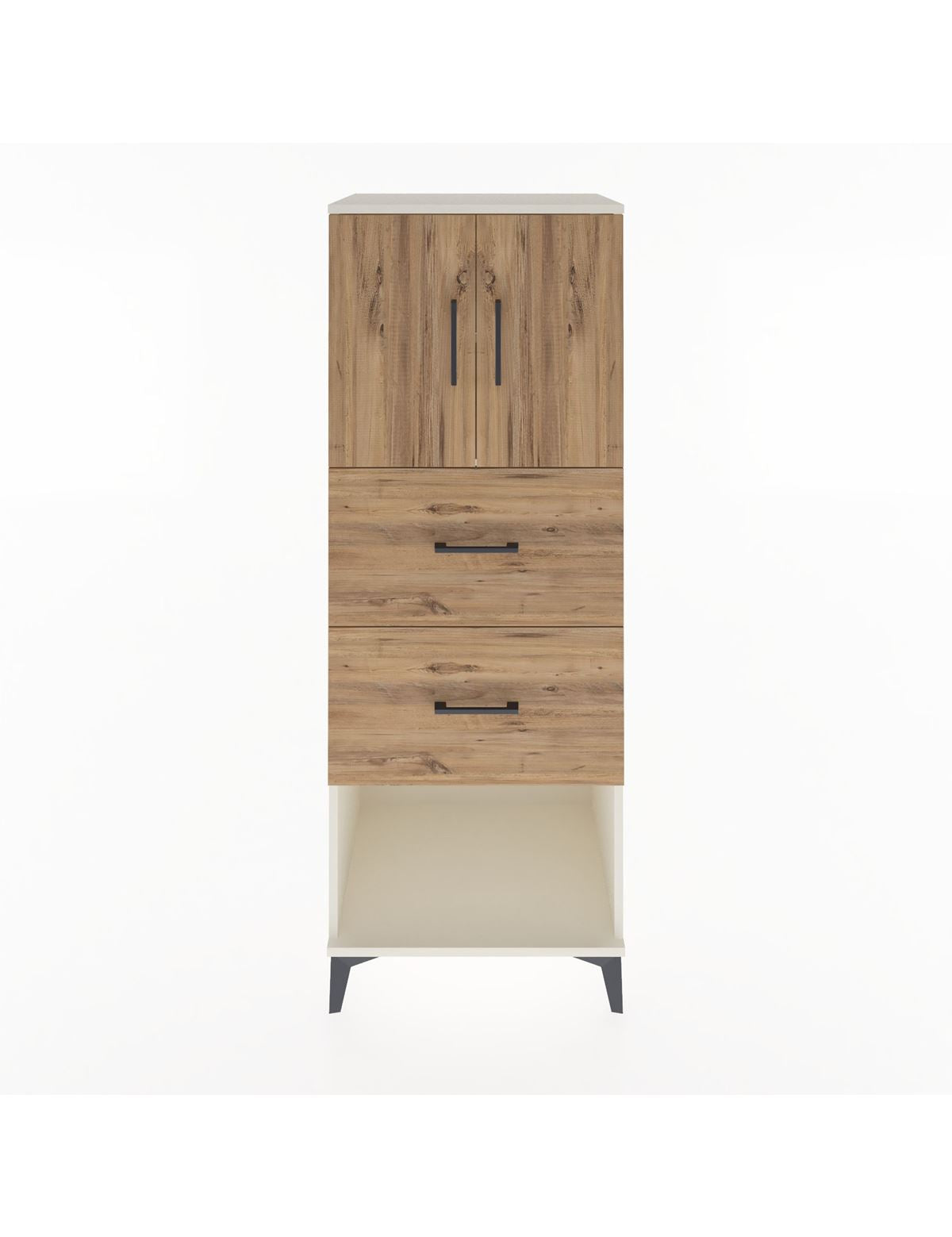 Hyperion Dolap 2 Raflı 2 Çekmeceli 2 Kapaklı 60x44x163 Aytaşı-Çam