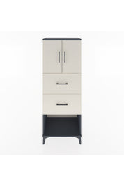 Hyperion Dolap 2 Raflı 2 Çekmeceli 2 Kapaklı 60x44x163 Antrasit-Aytaşı