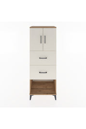 Hyperion Dolap 2 Raflı 2 Çekmeceli 2 Kapaklı 60x44x163 Çam-Aytaşı