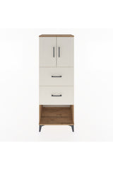 Hyperion Dolap 2 Raflı 2 Çekmeceli 2 Kapaklı 60x44x163