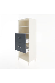 Hyperion Dolap 2 Raflı 2 Çekmeceli 60x44x163 Aytaşı-Antrasit