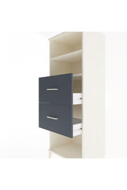 Hyperion Dolap 2 Raflı 2 Çekmeceli 60x44x163 Aytaşı-Antrasit