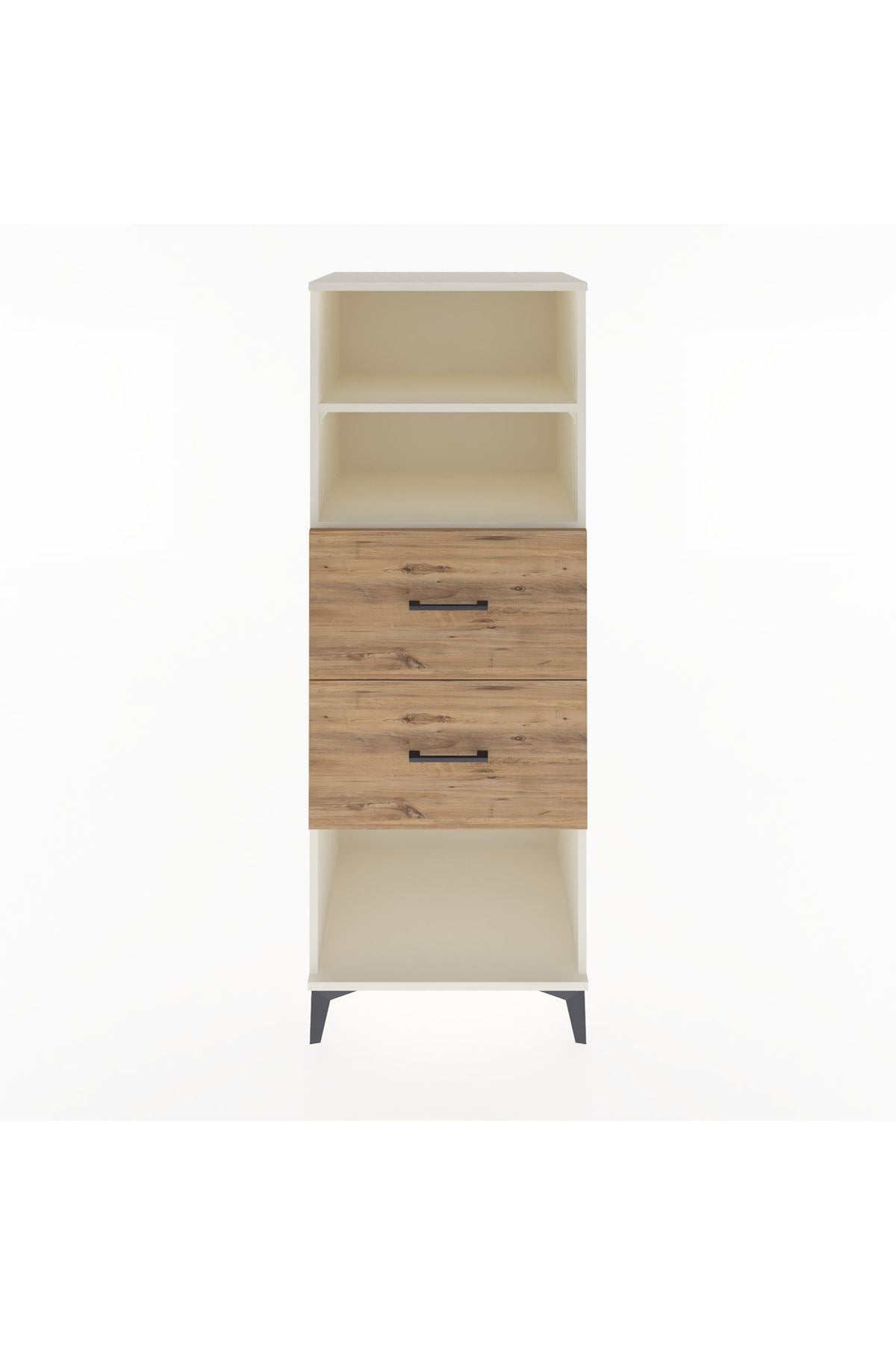 Hyperion Dolap 2 Raflı 2 Çekmeceli 60x44x163 Aytaşı-Çam