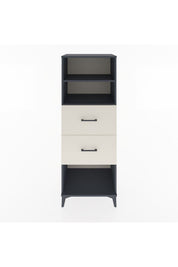 Hyperion Dolap 2 Raflı 2 Çekmeceli 60x44x163 Antrasit-Aytaşı