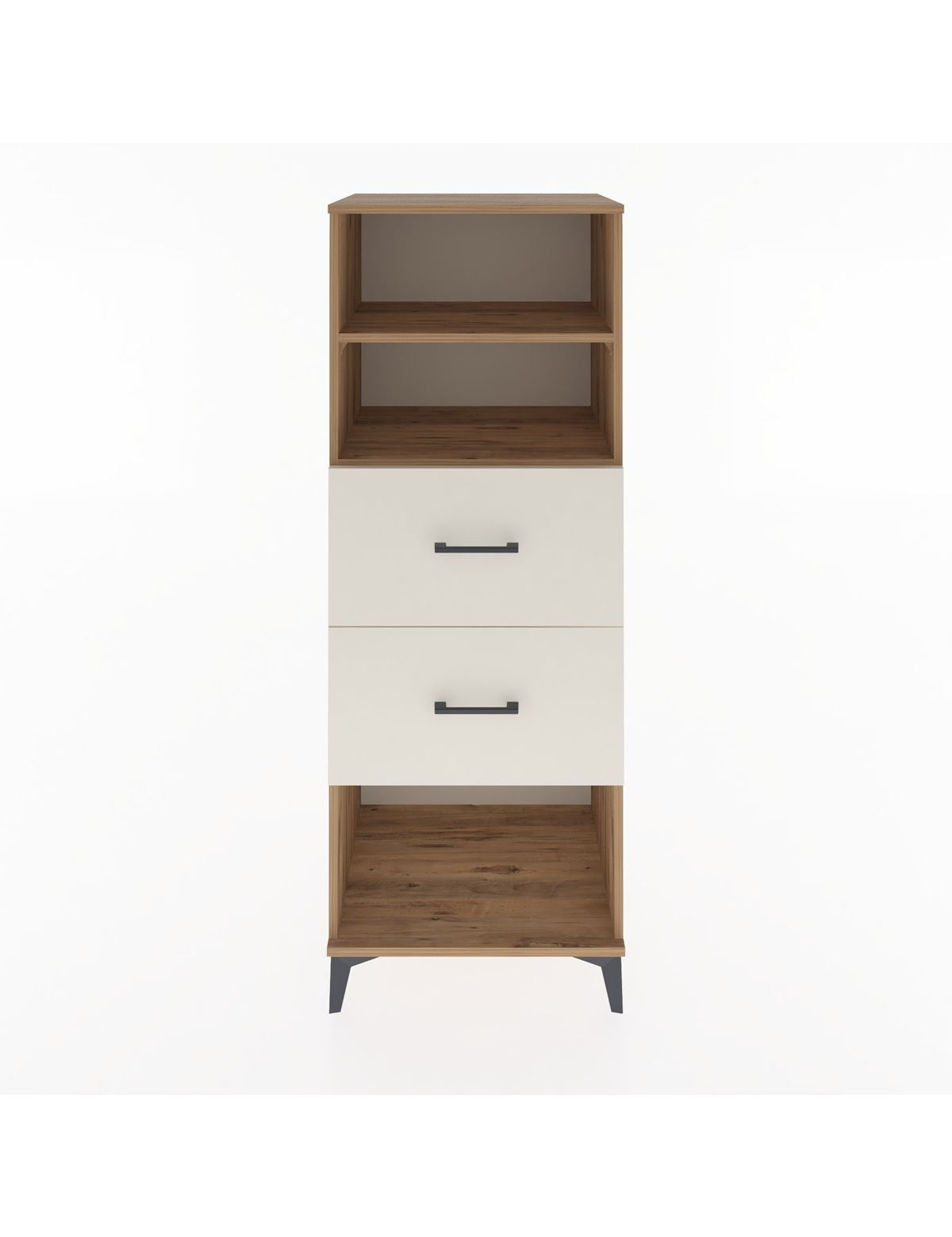 Hyperion Dolap 2 Raflı 2 Çekmeceli 60x44x163 Çam-Aytaşı