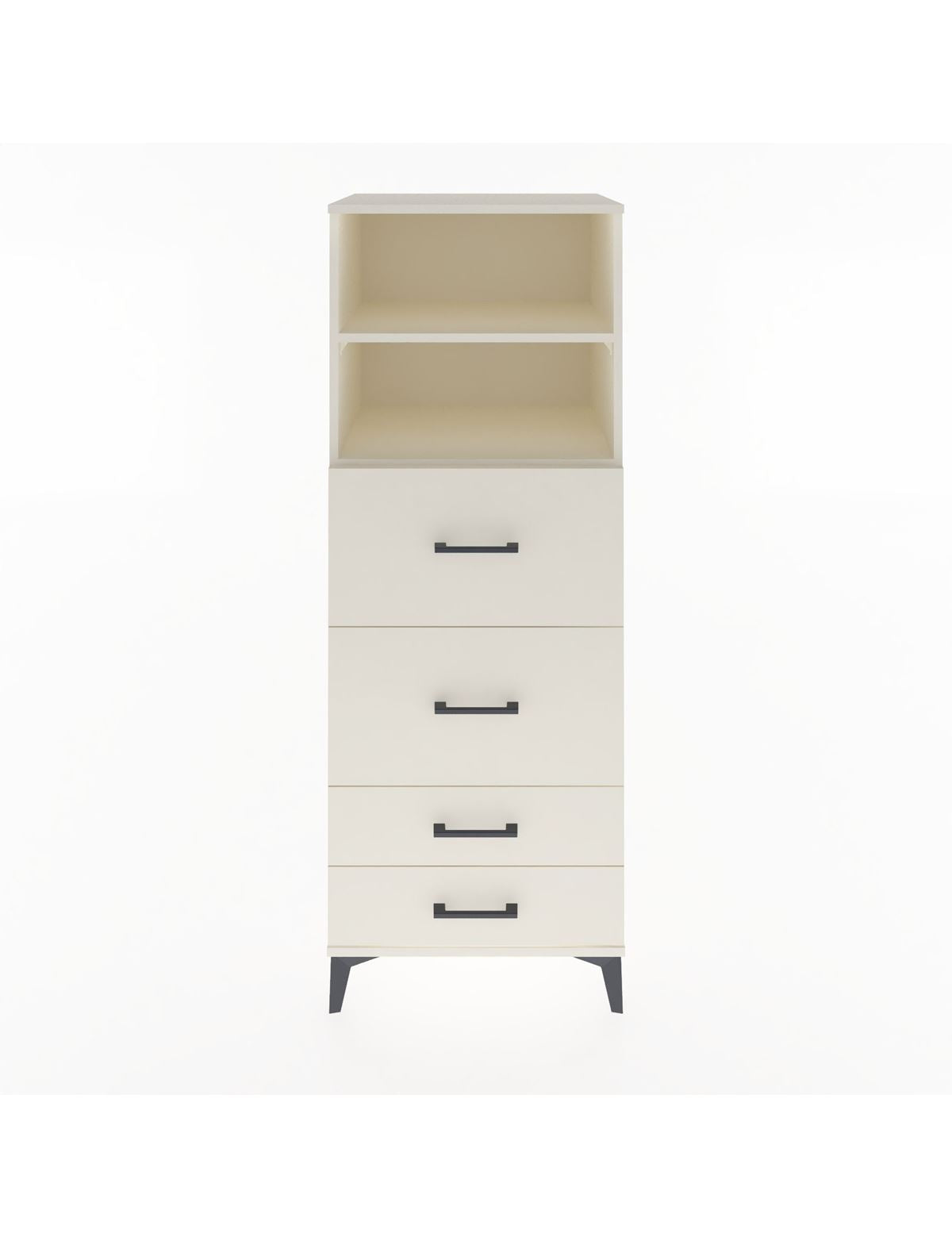 Hyperion Dolap 2 Raflı 4 Çekmeceli 60x44x163 Aytaşı-Aytaşı