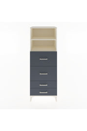 Hyperion Dolap 2 Raflı 4 Çekmeceli 60x44x163 Aytaşı-Antrasit