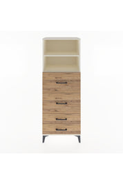 Hyperion Dolap 2 Raflı 4 Çekmeceli 60x44x163 Aytaşı-Çam