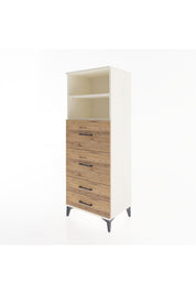 Hyperion Dolap 2 Raflı 4 Çekmeceli 60x44x163 Aytaşı-Çam