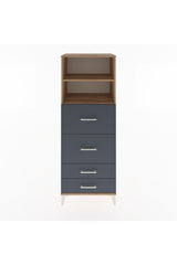Hyperion Dolap 2 Raflı 4 Çekmeceli 60x44x163
