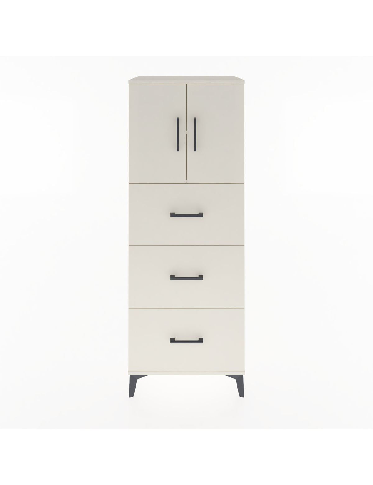 Hyperion Dolap 2 Raflı 3 Çekmeceli 2 Kapaklı 60x44x163 Aytaşı-Aytaşı