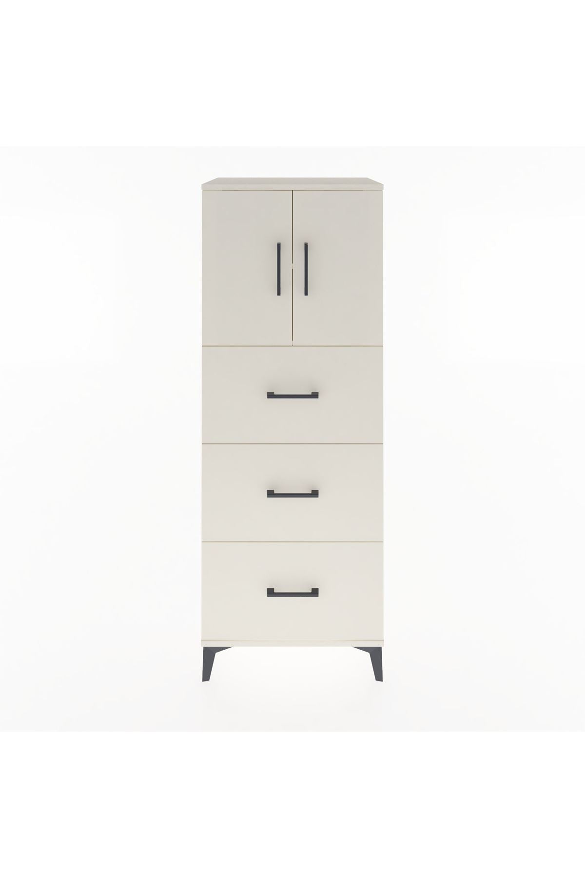 Hyperion Dolap 2 Raflı 3 Çekmeceli 2 Kapaklı 60x44x163 Aytaşı-Aytaşı