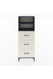 Hyperion Dolap 2 Raflı 3 Çekmeceli 60x44x163 Antrasit-Aytaşı