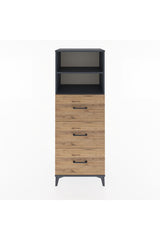 Hyperion Dolap 2 Raflı 3 Çekmeceli 60x44x163