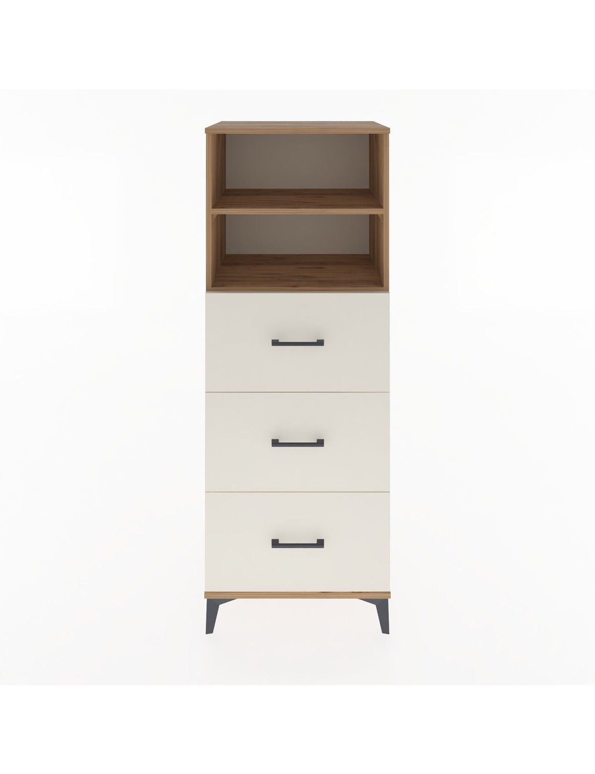 Hyperion Dolap 2 Raflı 3 Çekmeceli 60x44x163 Çam-Aytaşı