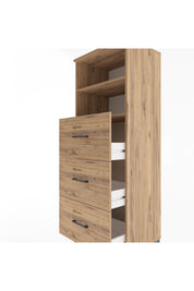 Hyperion Dolap 2 Raflı 3 Çekmeceli 60x44x163 Çam-Çam