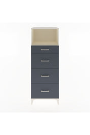 Hyperion Dolap Tek Raflı 4 Çekmeceli 60x44x163 Aytaşı-Antrasit