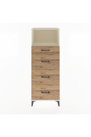 Hyperion Dolap Tek Raflı 4 Çekmeceli 60x44x163 Aytaşı-Çam