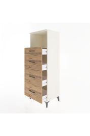 Hyperion Dolap Tek Raflı 4 Çekmeceli 60x44x163 Aytaşı-Çam