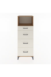 Hyperion Dolap Tek Raflı 4 Çekmeceli 60x44x163 Çam-Aytaşı