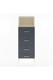 Hyperion Dolap Tek Raflı 4 Çekmeceli 60x44x163 Aytaşı-Antrasit