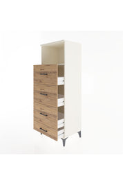 Hyperion Dolap Tek Raflı 4 Çekmeceli 60x44x163 Aytaşı-Çam