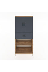 Hyperion Dolap 4 Raflı Tek Çekmeceli 2 Kapaklı 88x44x195
