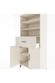 Hyperion Dolap 4 Raflı Tek Çekmeceli 2 Kapaklı 88x44x195 Aytaşı-Aytaşı