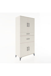 Hyperion Dolap 4 Raflı 2 Çekmeceli 4 Kapaklı 88x44x195 Aytaşı-Aytaşı