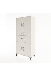 Hyperion Dolap 4 Raflı 2 Çekmeceli 4 Kapaklı 88x44x195 Aytaşı-Aytaşı