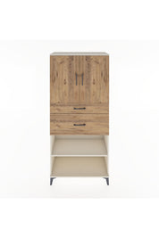 Hyperion Dolap 4 Raflı 2 Çekmeceli 2 Kapaklı 88x44x195 Aytaşı-Çam