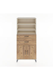 Hyperion Dolap 4 Raflı 2 Çekmeceli 2 Kapaklı 88x44x195 Aytaşı-Çam