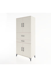 Hyperion Dolap 4 Raflı 2 Çekmeceli 4 Kapaklı 88x44x195 Aytaşı-Aytaşı