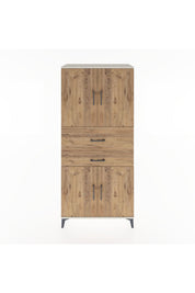 Hyperion Dolap 4 Raflı 2 Çekmeceli 4 Kapaklı 88x44x195 Aytaşı-Çam