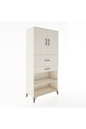 Hyperion Dolap 4 Raflı 2 Çekmeceli 2 Kapaklı 88x44x195 Aytaşı-Aytaşı