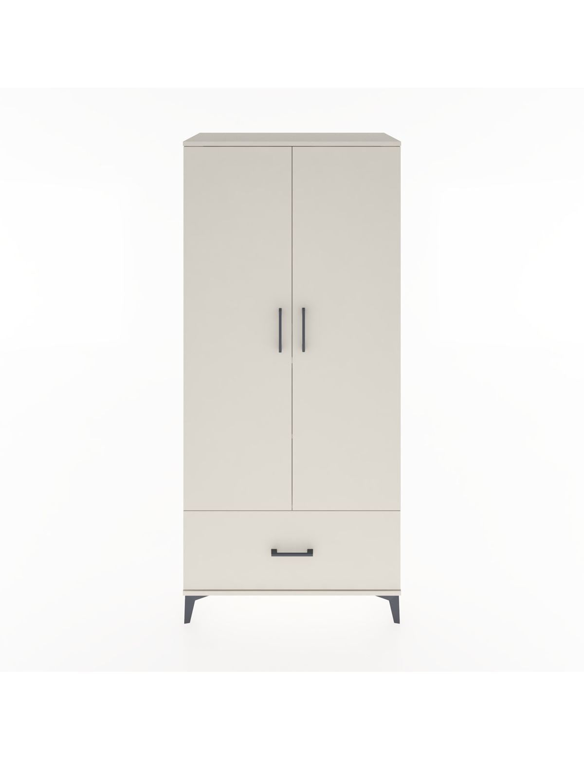 Hyperion Dolap 3 Raflı Tek Çekmeceli Tek Askılı 88x44x195 Aytaşı-Aytaşı