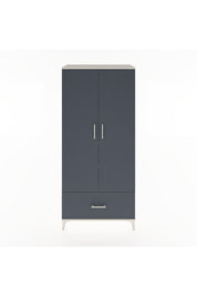 Hyperion Dolap 3 Raflı Tek Çekmeceli Tek Askılı 88x44x195 Aytaşı-Antrasit