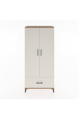 Hyperion Dolap 3 Raflı Tek Çekmeceli Tek Askılı 88x44x195