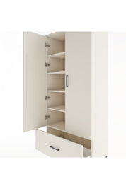 Hyperion Dolap 5 Raflı Tek Çekmeceli 2 Kapaklı 88x44x195 Aytaşı-Aytaşı