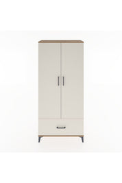 Hyperion Dolap 5 Raflı Tek Çekmeceli 2 Kapaklı 88x44x195 Çam-Aytaşı