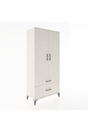 Hyperion Dolap 2 Raflı 2 Çekmeceli Tek Askılı 88x44x195 Aytaşı-Aytaşı