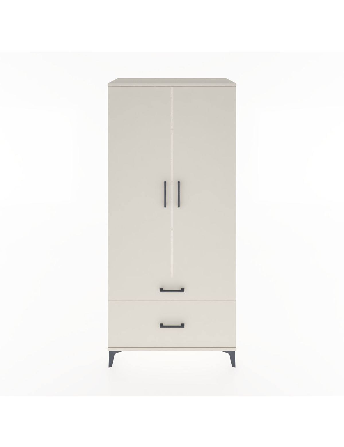 Hyperion Dolap 4 Raflı 2 Çekmeceli 2 Kapaklı 88x44x195 Aytaşı-Aytaşı