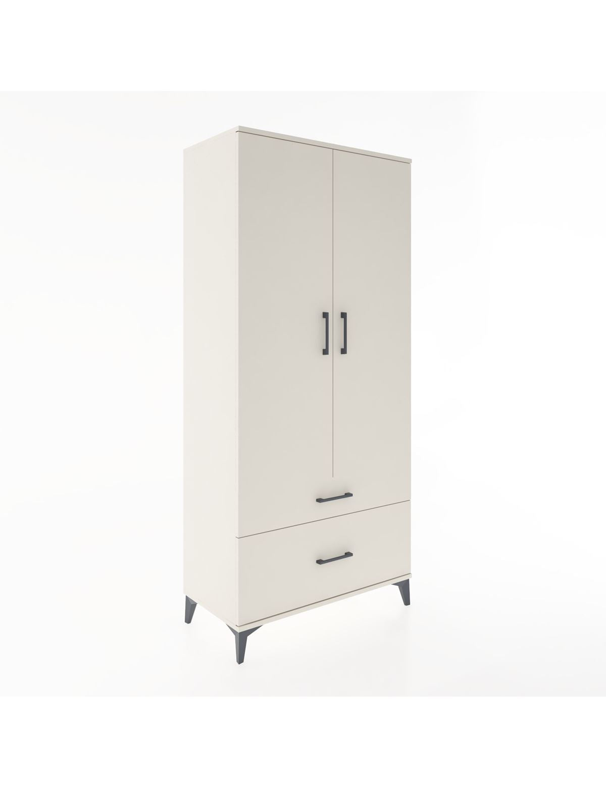 Hyperion Dolap 4 Raflı 2 Çekmeceli 2 Kapaklı 88x44x195 Aytaşı-Aytaşı